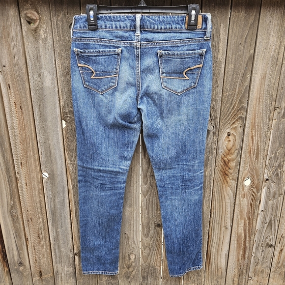 American Eagle Outfitters Women's Classic Blue Skinny Jeans Size 2 - Picture 14 of 16